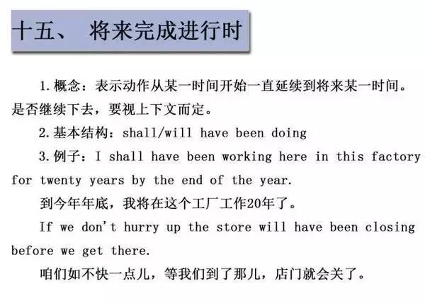 <a href=http://m.yisoning.com/ target=_blank class=infotextkey>成人英語培訓</a>掌握英語16大英語時態15